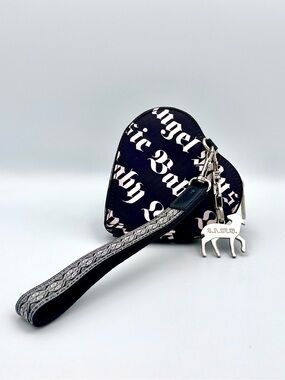 Vintage Y2K Gwen Stefani L.A.M.B. x LeSportsac Heart Wristlet Purse